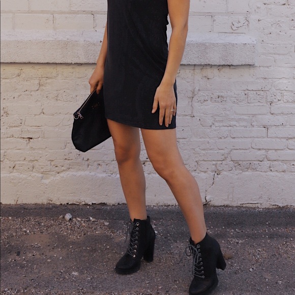 NWT Black t-shirt dress - Picture 2 of 9
